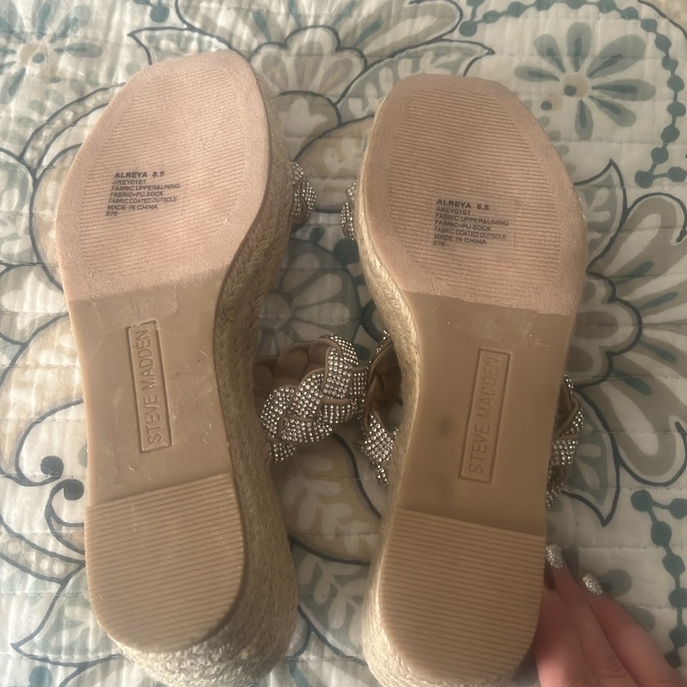 Steven Madden Rinestone Sandals - Picture 5 of 8